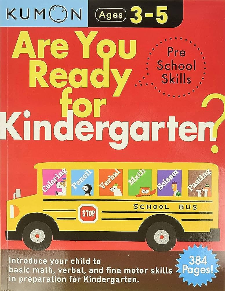 Kumon Are You Ready for Kindergarten Preschool Skills (Big Preschool Workbook), Ages 3-5, 384 pag... | Amazon (US)