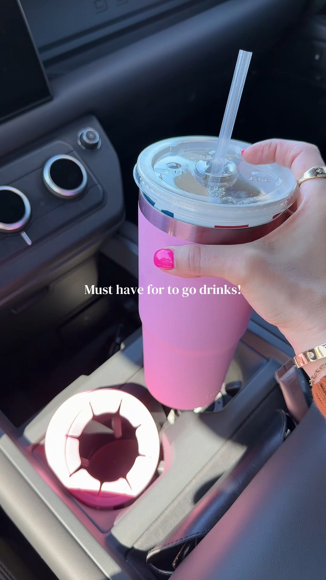 Must have for to go drinks! 
Frost buddy