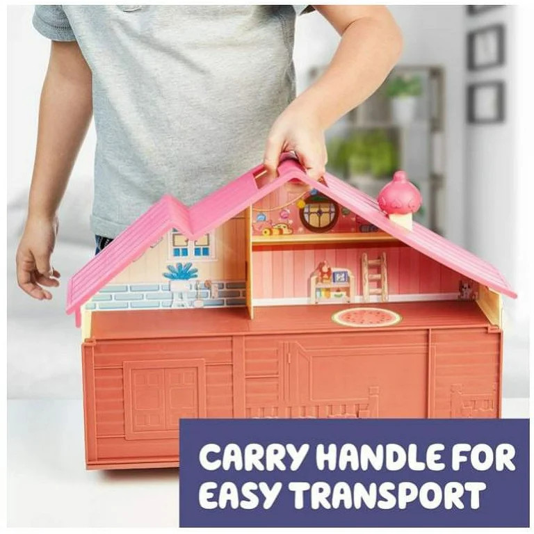 Exclusive Bluey Mega House Bundle Home, BBQ Playset, and 4 Figures | Walmart (US)