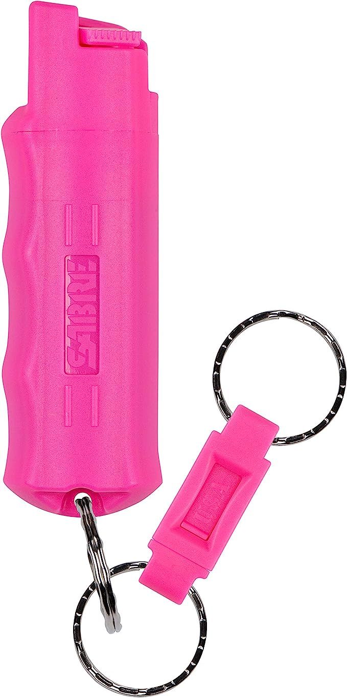 SABRE Pepper Spray, Quick Release Keychain for Easy Carry and Fast Access, Finger Grip for More A... | Amazon (US)