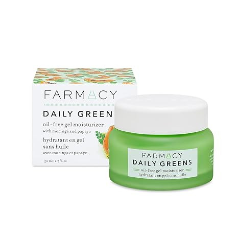 Farmacy Daily Greens Oil Free Gel Face Moisturizer - Daily Facial Moisturizing Cream with Hyaluro... | Amazon (US)