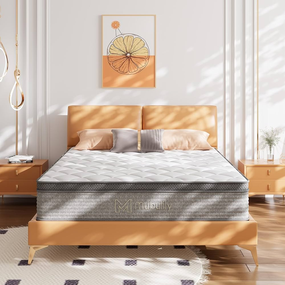 Queen Mattress, 12 Inch Cooling-Gel Memory Foam in a Box, Motion Isolation Individually Wrapped Pocket Coils Mattress,Pressure Relief,Back Pain Relief & Cooling,CertiPUR-US | Amazon (US)