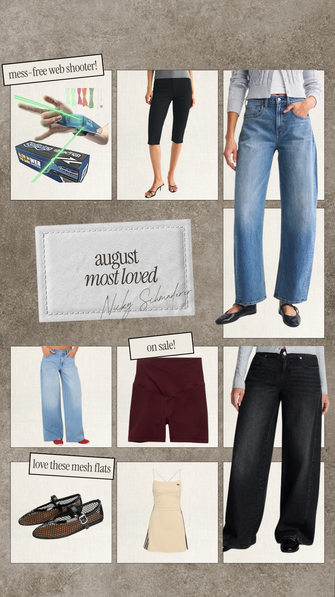 Your faves from August 🤍 can't believe it's already September!

top shopped, denim, active wear, shoe crush, mom life, nicky schmaderer 

 