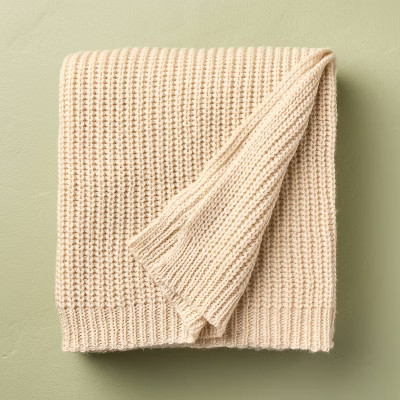 50"x60" Knit Value Throw Blanket - Hearth & Hand™ with Magnolia | Target