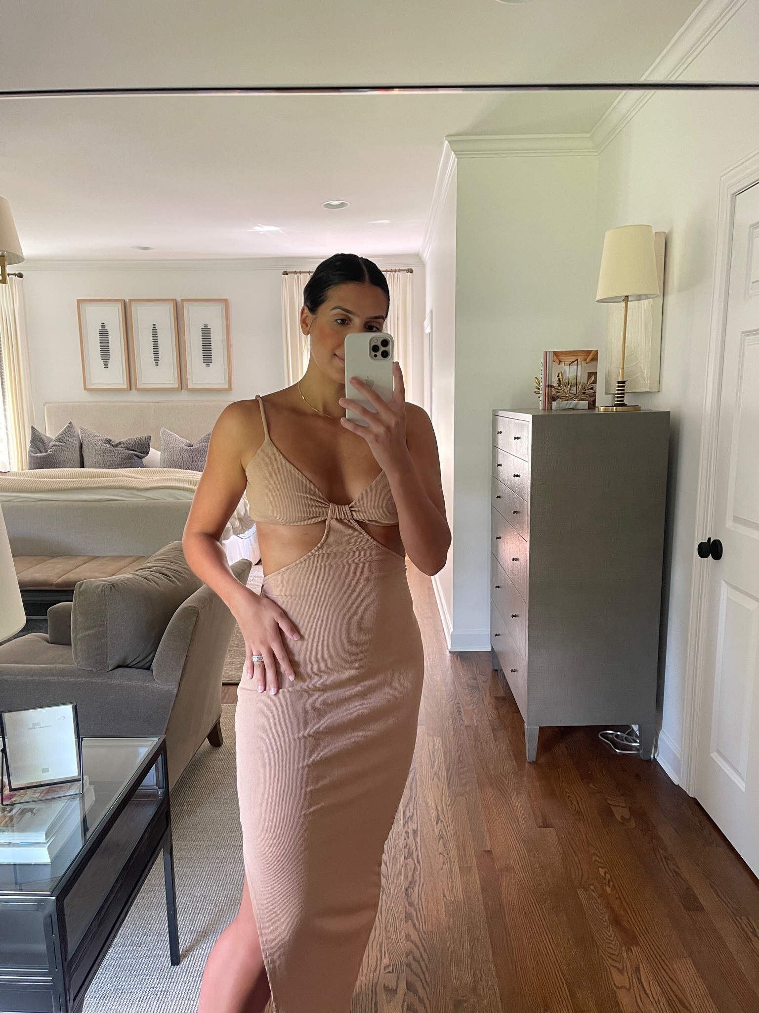 Amazon cutout dress - $20 cutout dress - Amazon dresses - vacation outfit - neutral color dress - clean girl aesthetic - beach out - spring dress - maxi dress - midi dress

#LTKstyletip #LTKtravel #LTKSeasonal