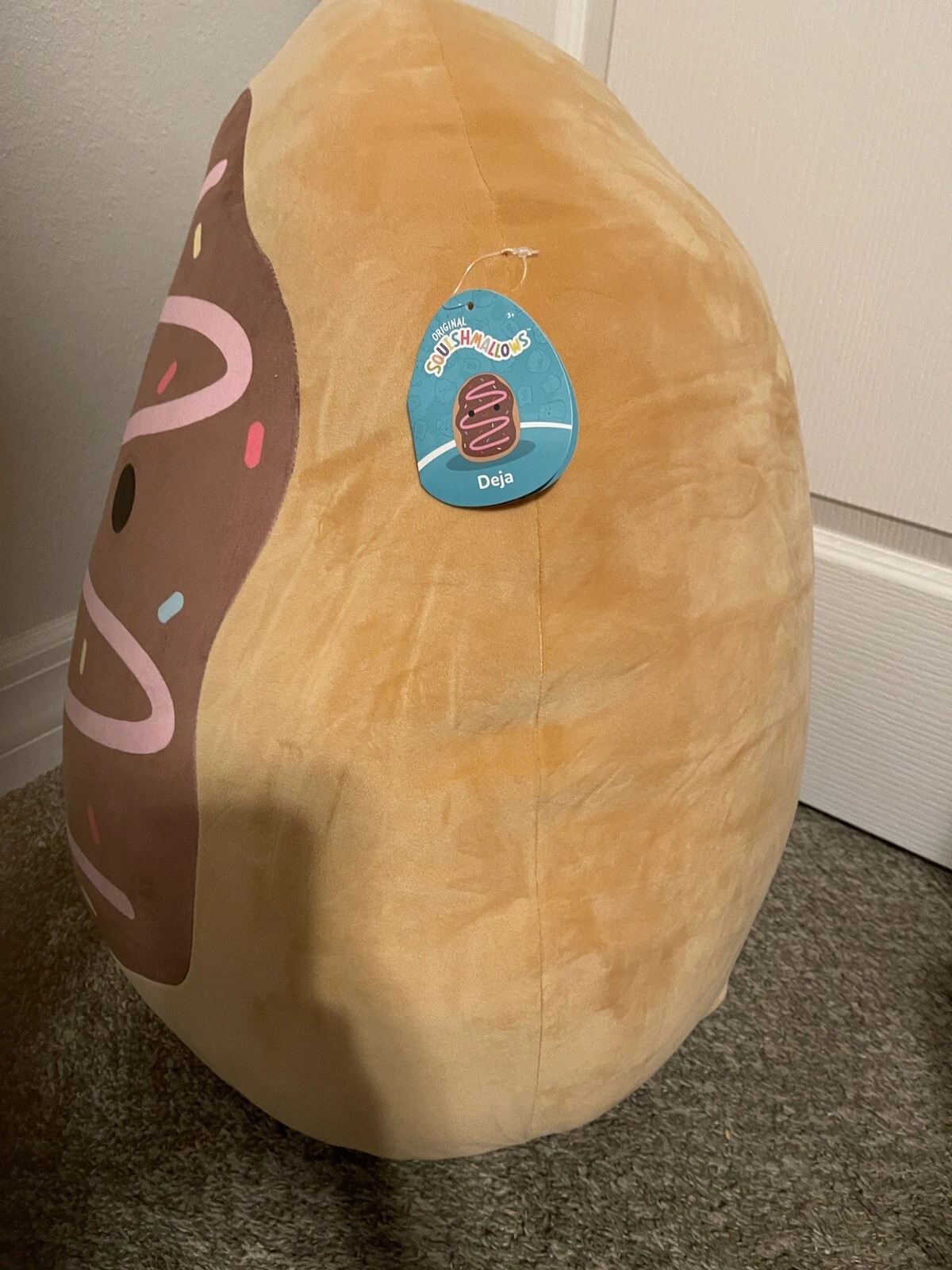 24” Squishmallows Deja The Chocolate Frosted Donut  | eBay | eBay US