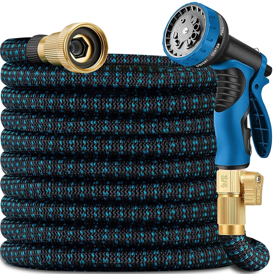 200 ft Garden Hose Expandable Hoses - Upgrade 2025 Flexible Water Hose with 10 Functions Spray No... | Amazon (US)