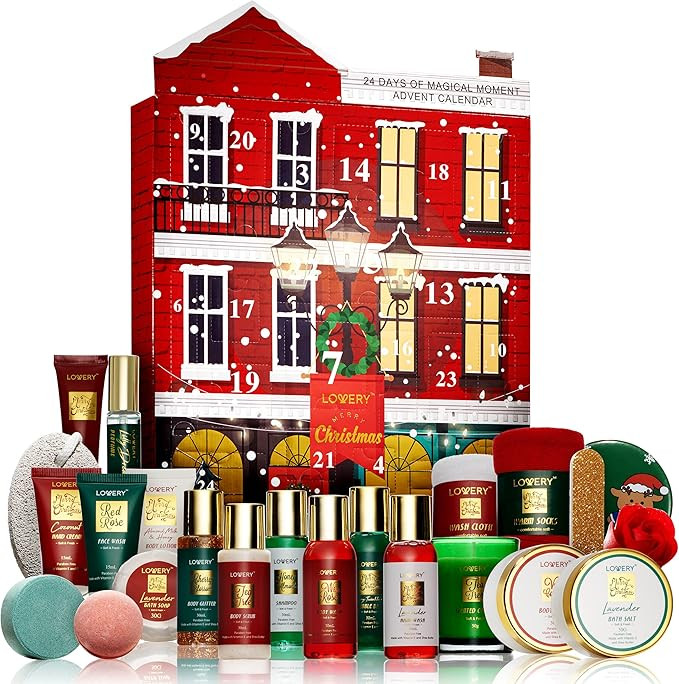 Advent Calendar 2025 Adult Women – 24pc Beauty & Spa Christmas Advent Calendar for Teen Girls ... | Amazon (US)