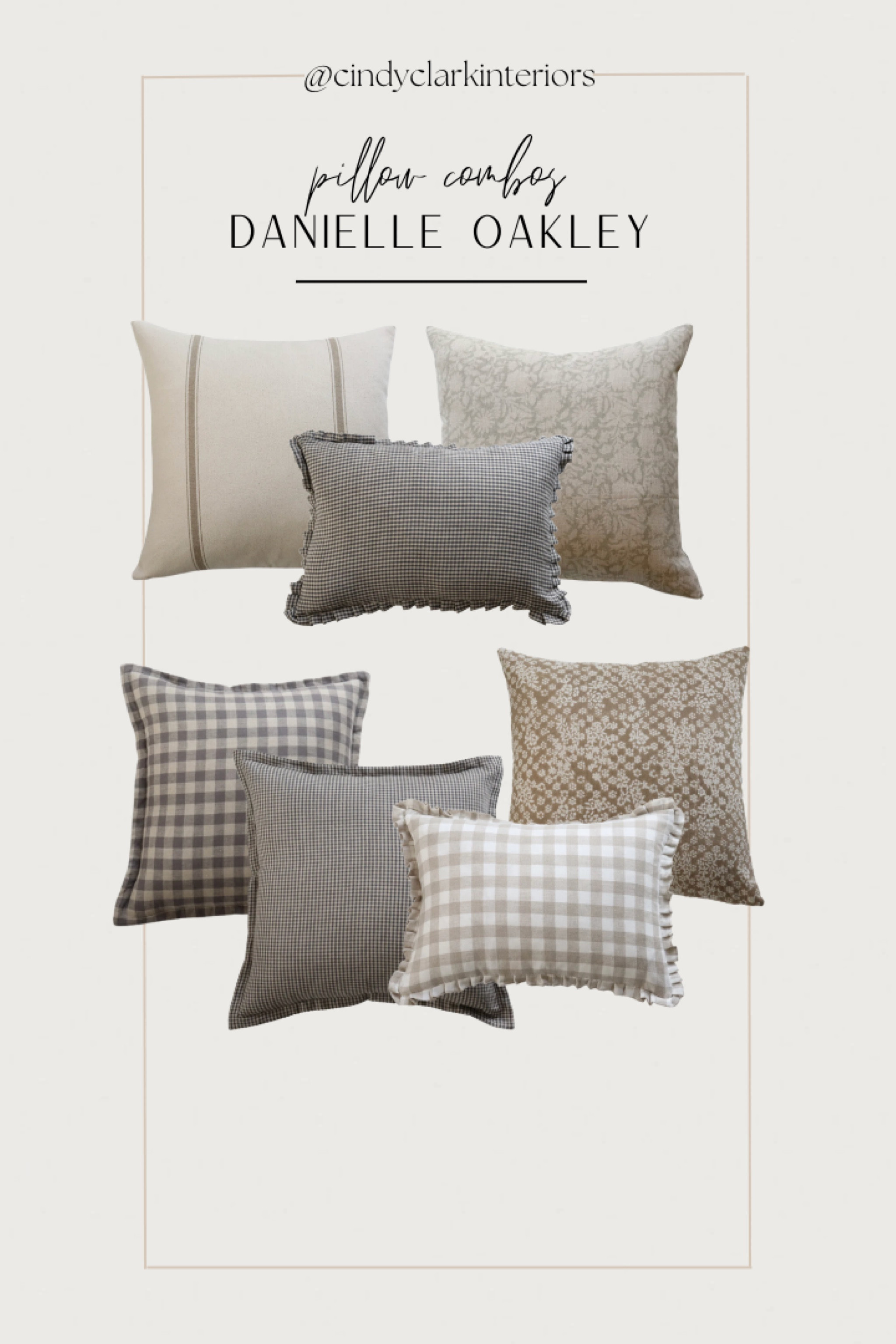 My go to pillow shop! Danielle Oakey new pillow release! Loving how they all mix together so well! 

#LTKFind #LTKunder100 #LTKhome