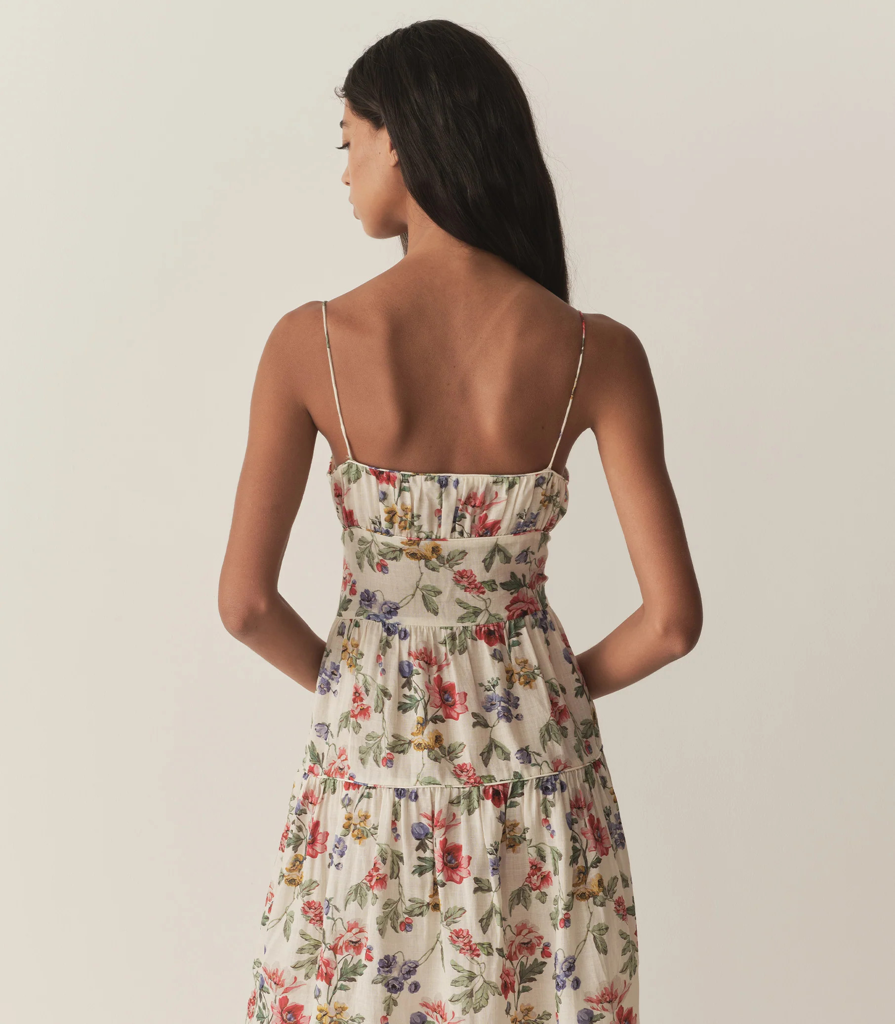 Benoit Dress - Ivory Wild Rose | DÔEN | DOEN