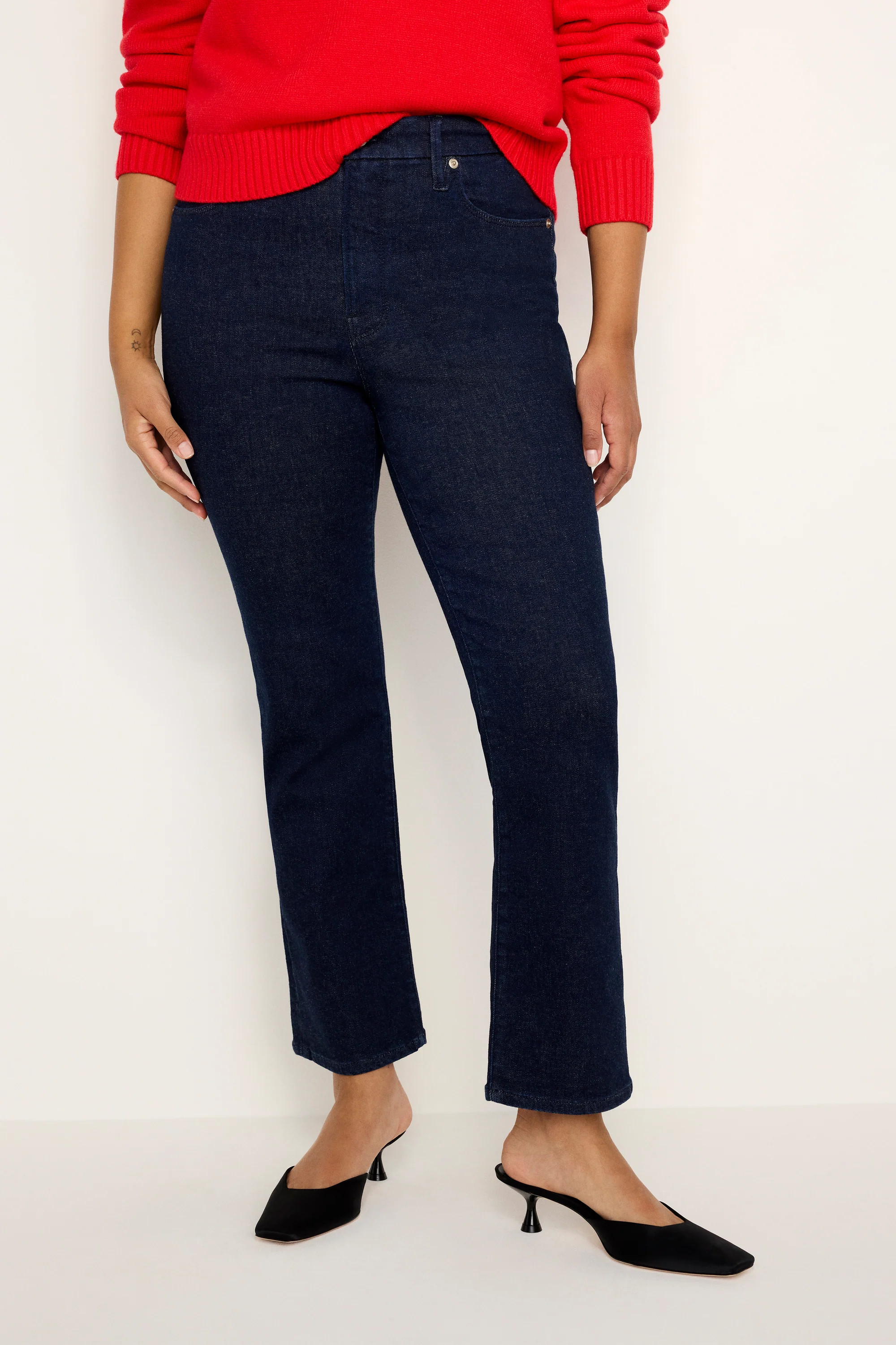 ALWAYS FITS GOOD LEGS STRAIGHT JEANS | Good American