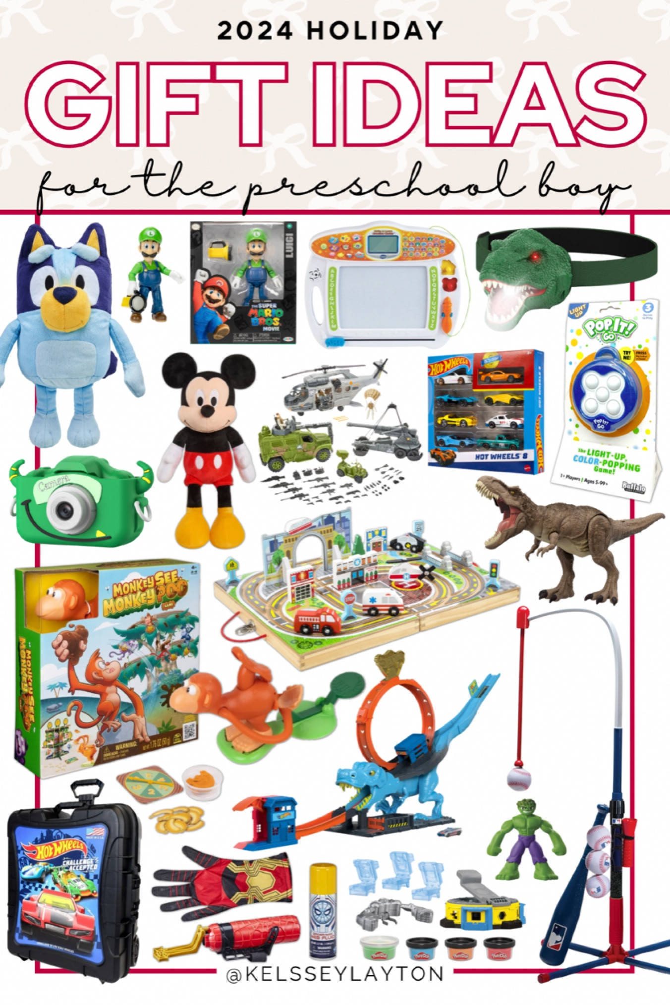 Gift guide for preschool boys, Christmas gift ideas for preschool boys, kelssey Layton gift guide 

#LTKGiftGuide #LTKKids #LTKSaleAlert