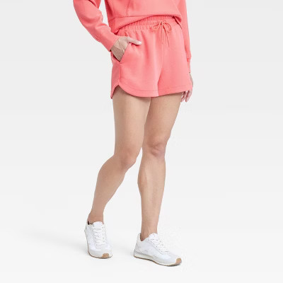 Women's Airy Sleek Ribbed High-Rise Shorts 3.5" - All In Motion™ | Target