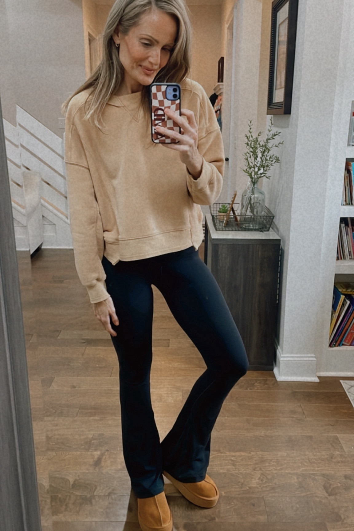 Ugg lookalikes | Amazon sweatshirt | aerie leggings | Amazon  tanks 

#LTKshoecrush #LTKstyletip #LTKover40