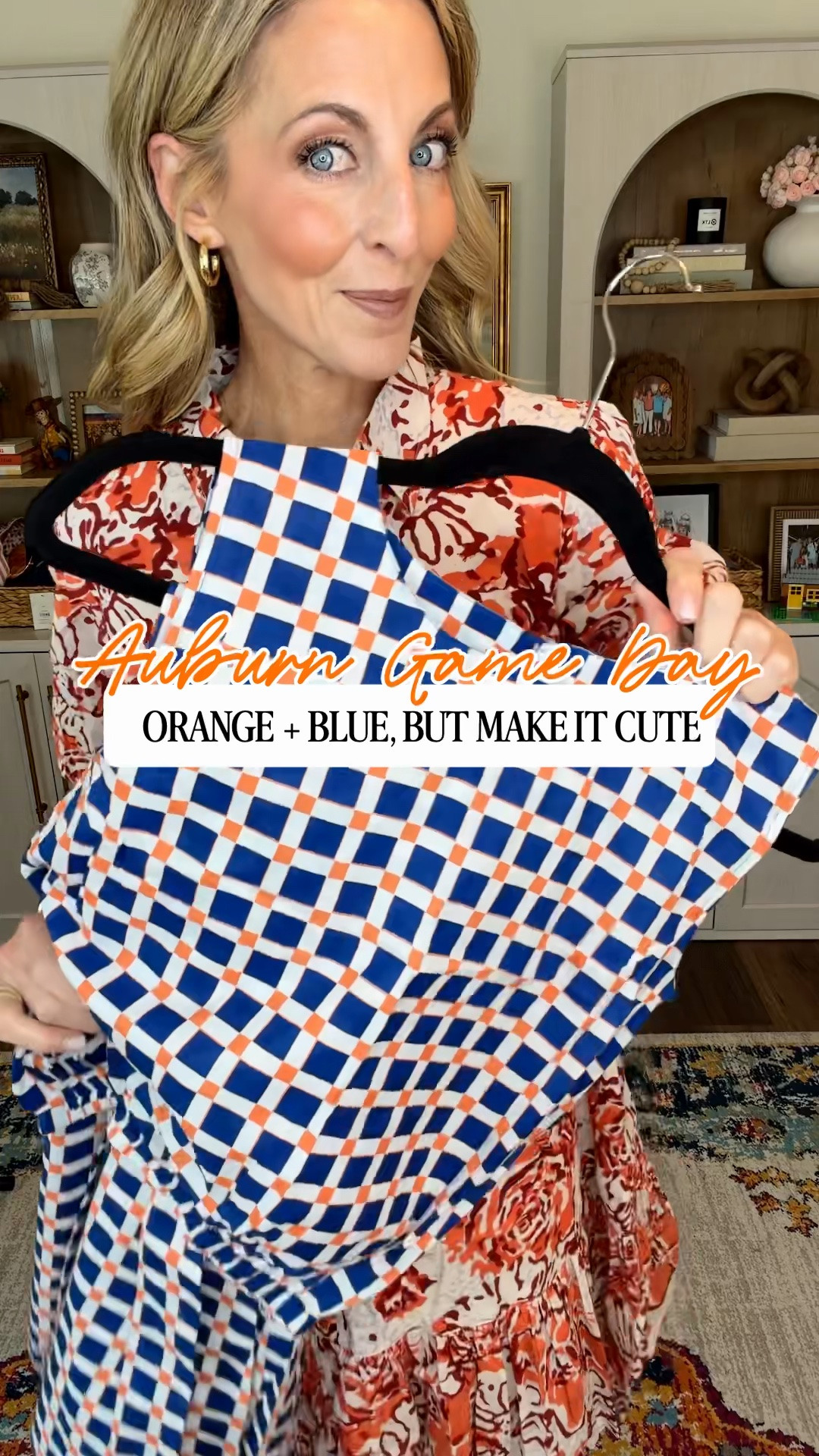 Game day, but make it cute! 🧡💙 Sharing some of the cutest orange + blue looks that are perfect for an Auburn game day—or anytime your favorite colors just happen to be orange and blue! I’ve linked up this look plus SO many more game day finds from my friends at Clover + Bee. Use code LUCKY10 for a discount at checkout! And yes… this is what I’ll be wearing to the game this weekend. 🏈

Comment GAME and I’ll send you all the links!

Auburn game day outfit | orange and blue outfit | college game day style | SEC game day fashion | women’s game day dress | Auburn outfit ideas | fall game day style @Clover + Bee