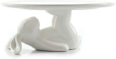 LA JOLIE MUSE Cupcake Stand Ceramic Dessert Plates for Snacks and Cookies, Bunny Candy Dish Gift,... | Amazon (US)