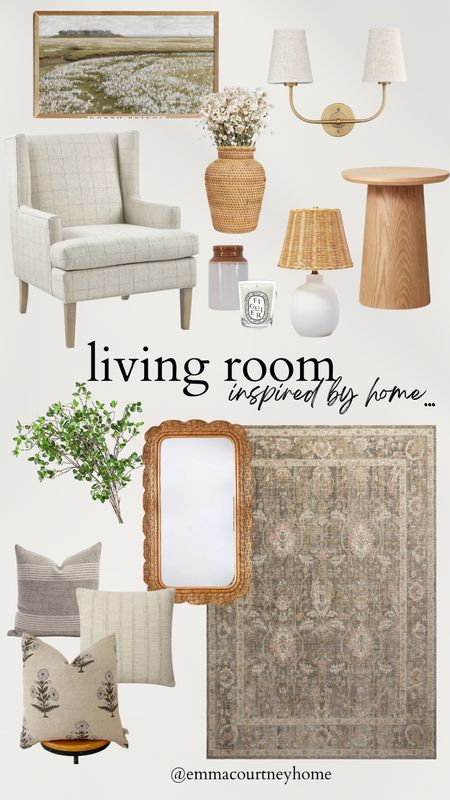 My Living room decor! Perfect for spring with greenery, wicker, sage green, florals 

#LTKstyletip #LTKhome