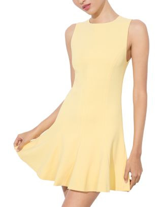 Alice and Olivia Isa Sleeveless Seamed Flare Mini Dress  | Bloomingdale's Women | Bloomingdale's (US)