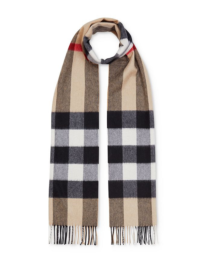 Half Mega Check Scarf | Bloomingdale's (US)