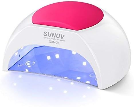 Gel UV Nail Lamp, SUNUV 48W UV LED Nail Dryer Light for Gel Nails Polish Manicure Professional Salon | Amazon (US)