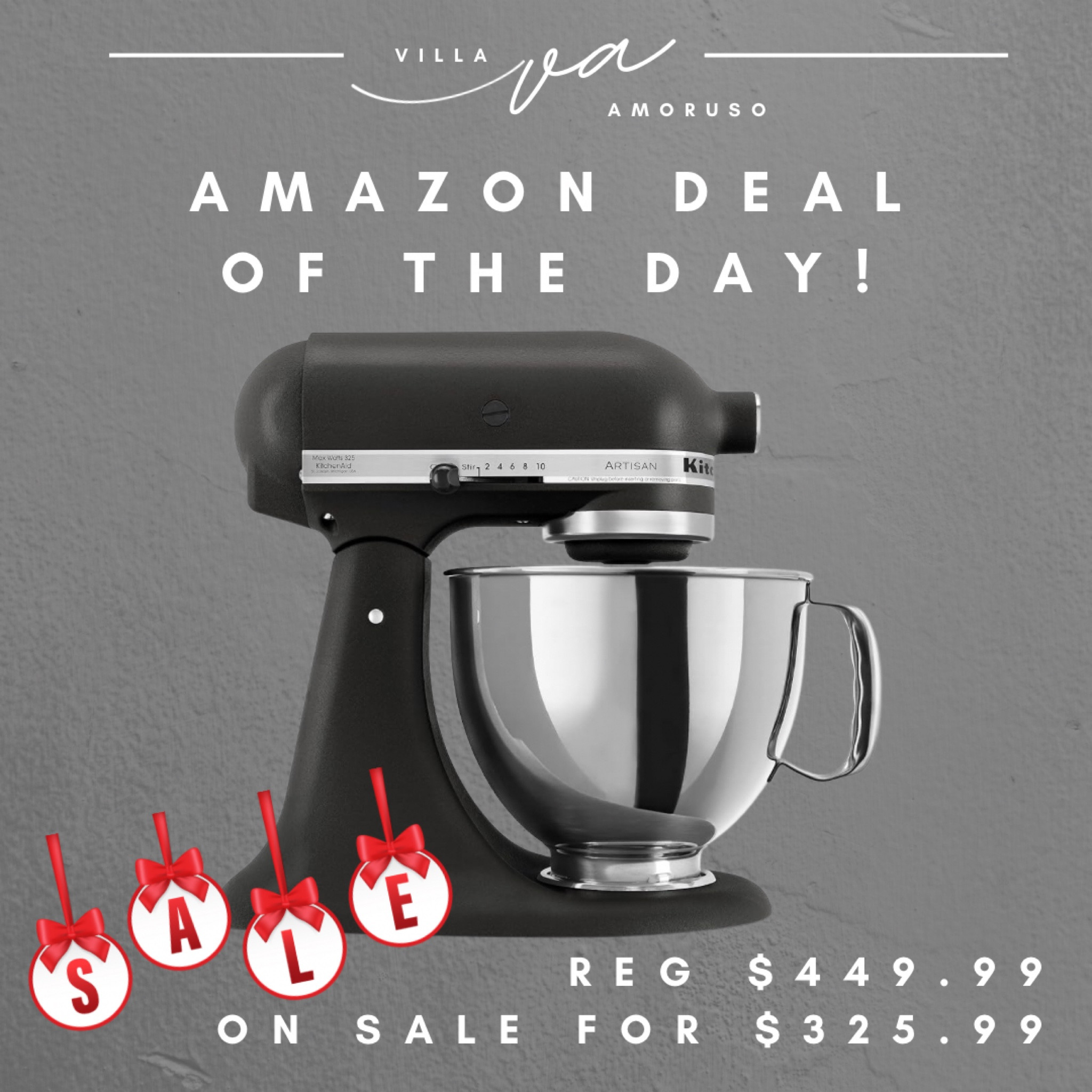 Amazon Deal of the Day!  Kitchen Aid mixer. 

#LTKHome #LTKGiftGuide #LTKSaleAlert