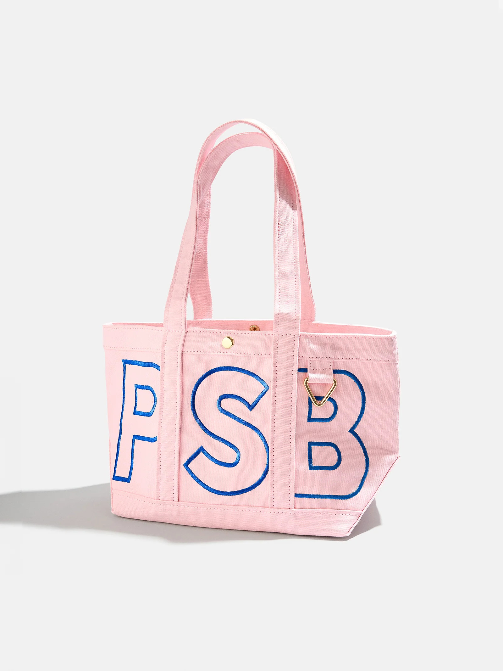 Custom Alpha Tote - Soft Pink | BaubleBar