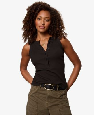 Women's Sleeveless V-Neck Tank Top | Macy's