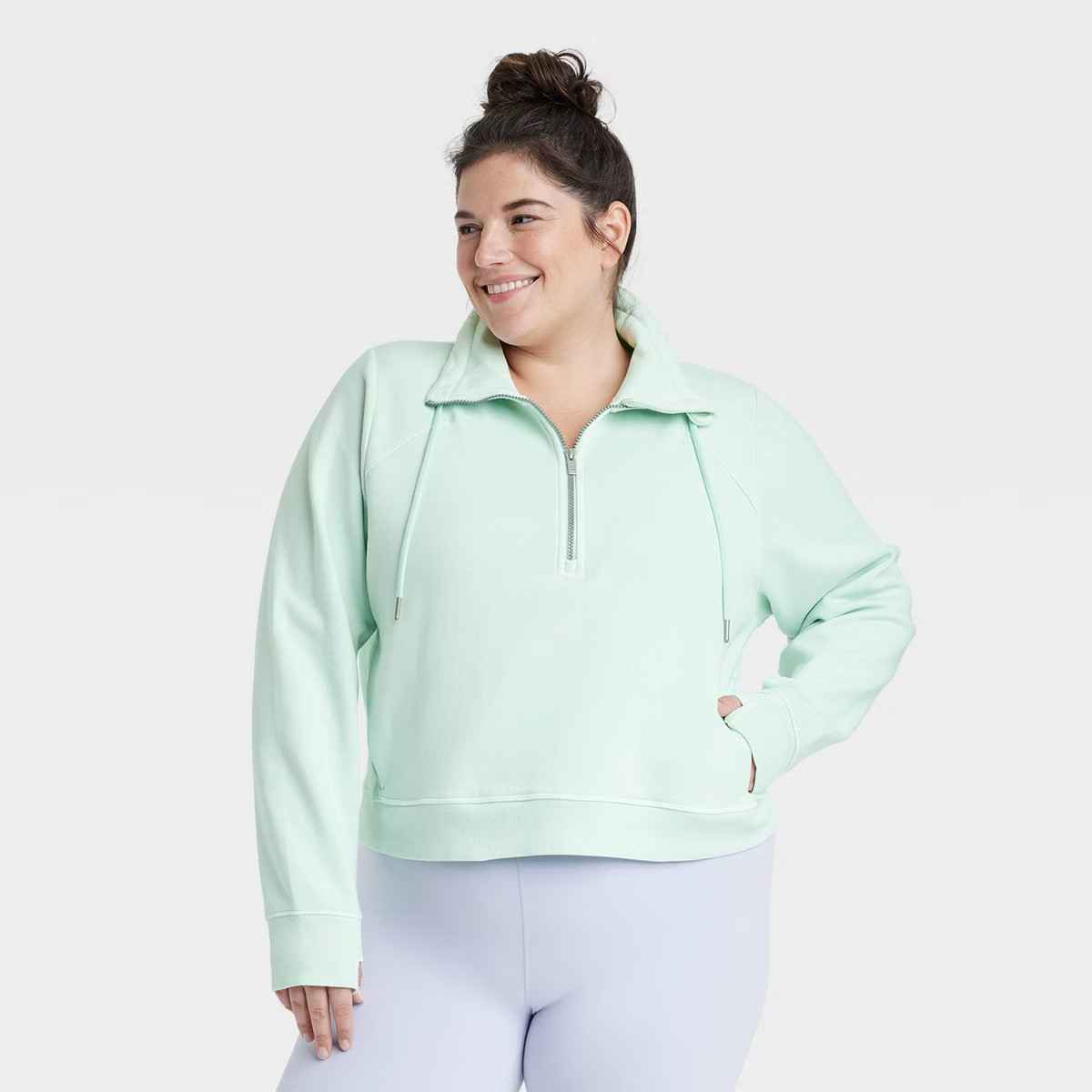 Women's Half Zip Fleece Pullover - All in Motion™ | Target