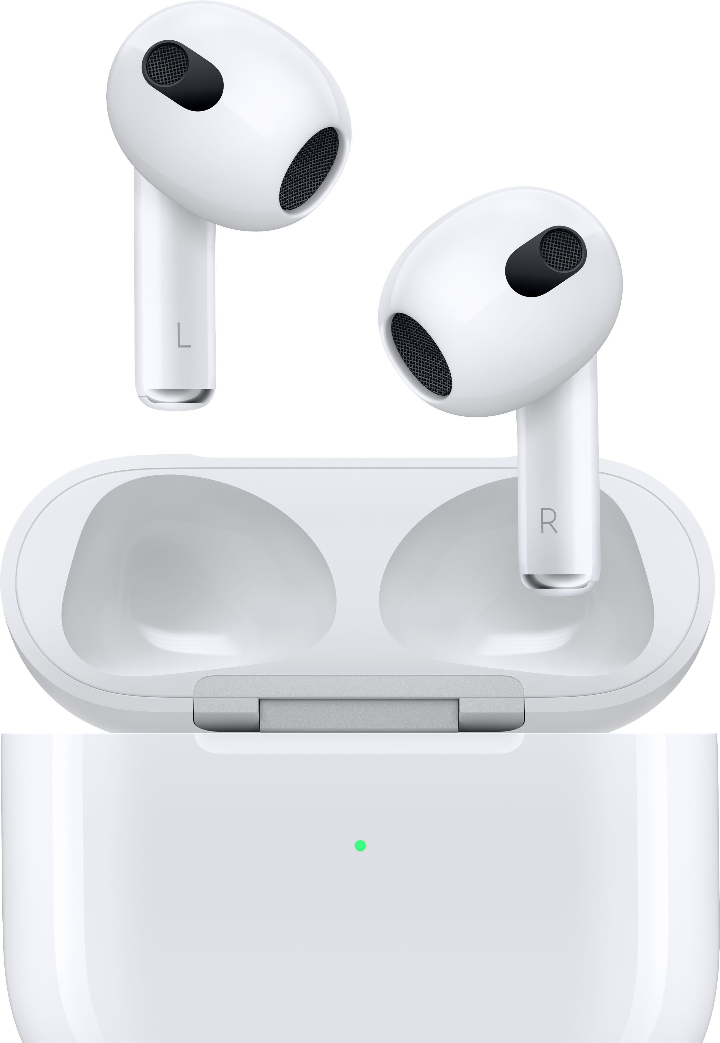 Apple AirPods (3rd generation) with Lightning Charging Case White MPNY3AM/A - Best Buy | Best Buy U.S.