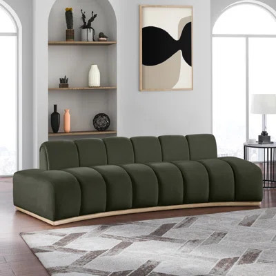 Velida Velvet Sofa | Wayfair North America