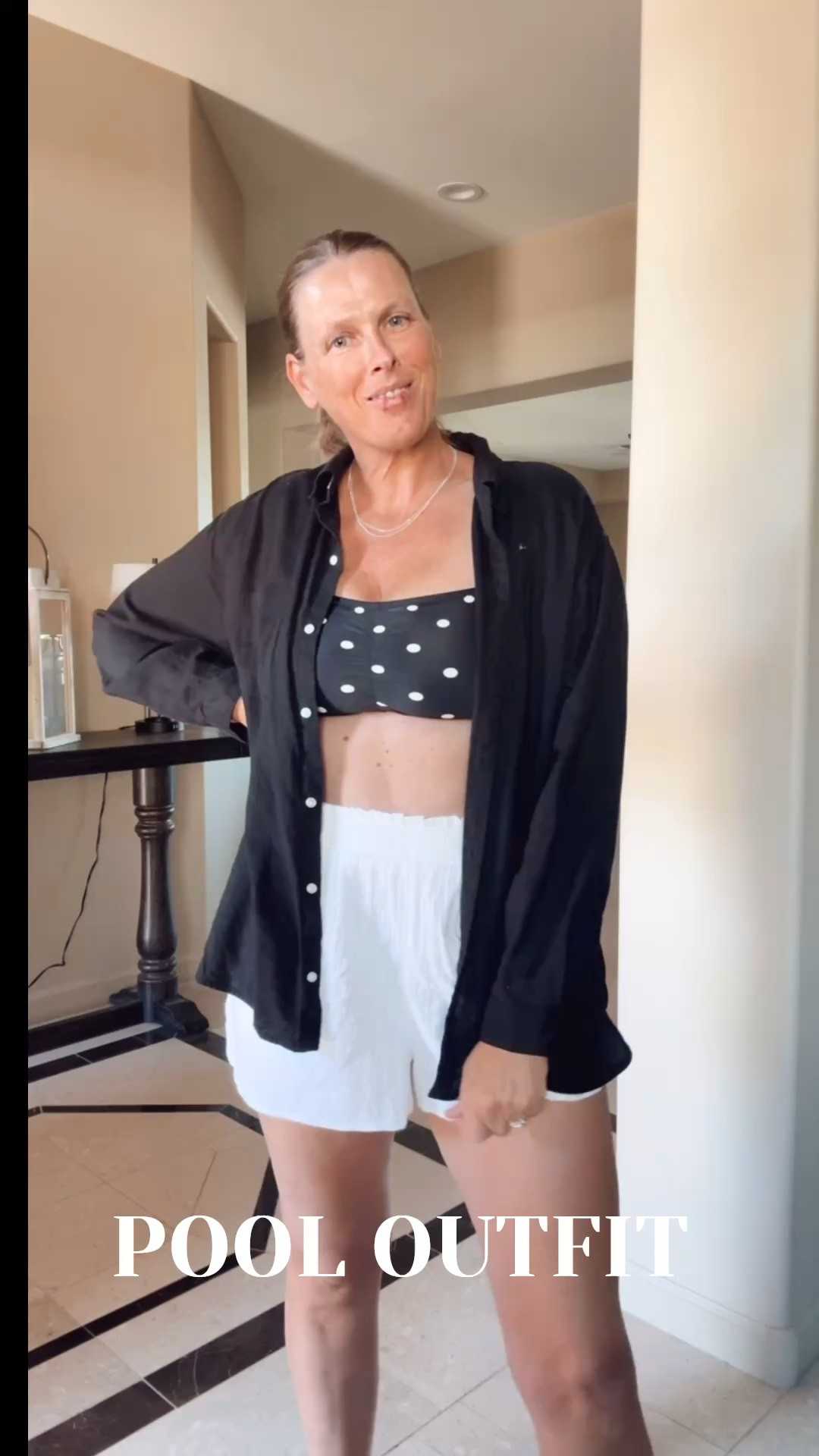 Pool Outfit

Pool Outfit, polka dot bikini, linen shorts outfit, vacation outfit, mom pool look, aerie swimsuit, casual outfit

#LTKOver40 #LTKTravel #LTKootd