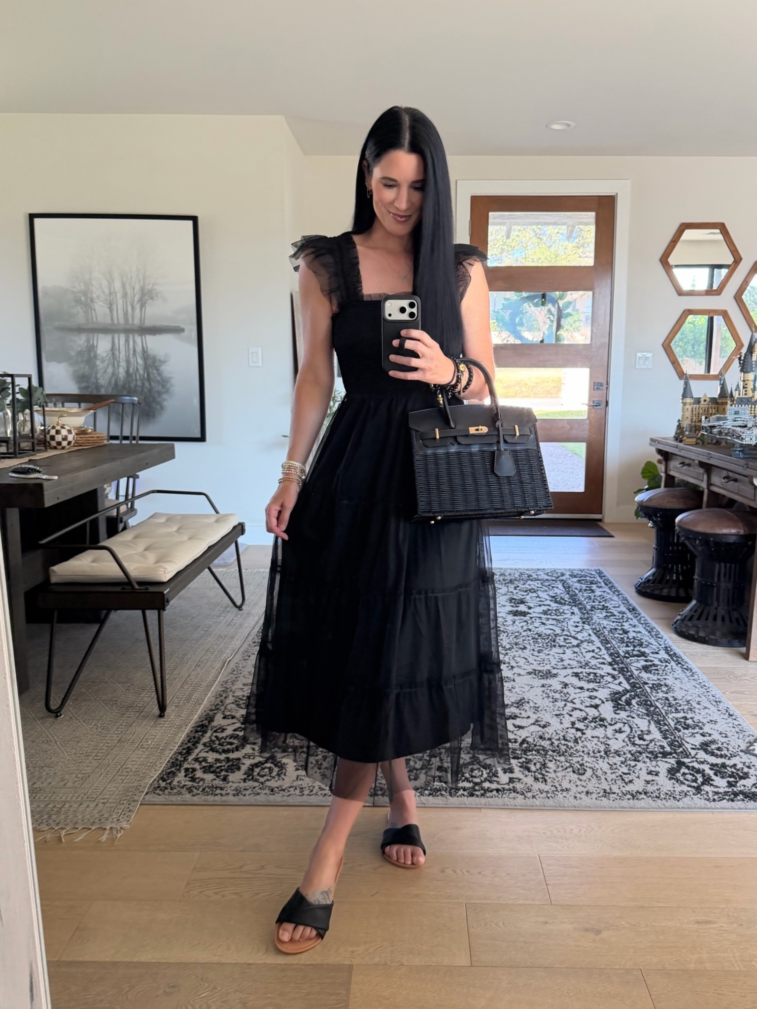 This tulle dress from Amazon is such a stunning and high quality piece that won’t break the bank. I’m in a size small.

My bag is 20% with code 20ASHLEY