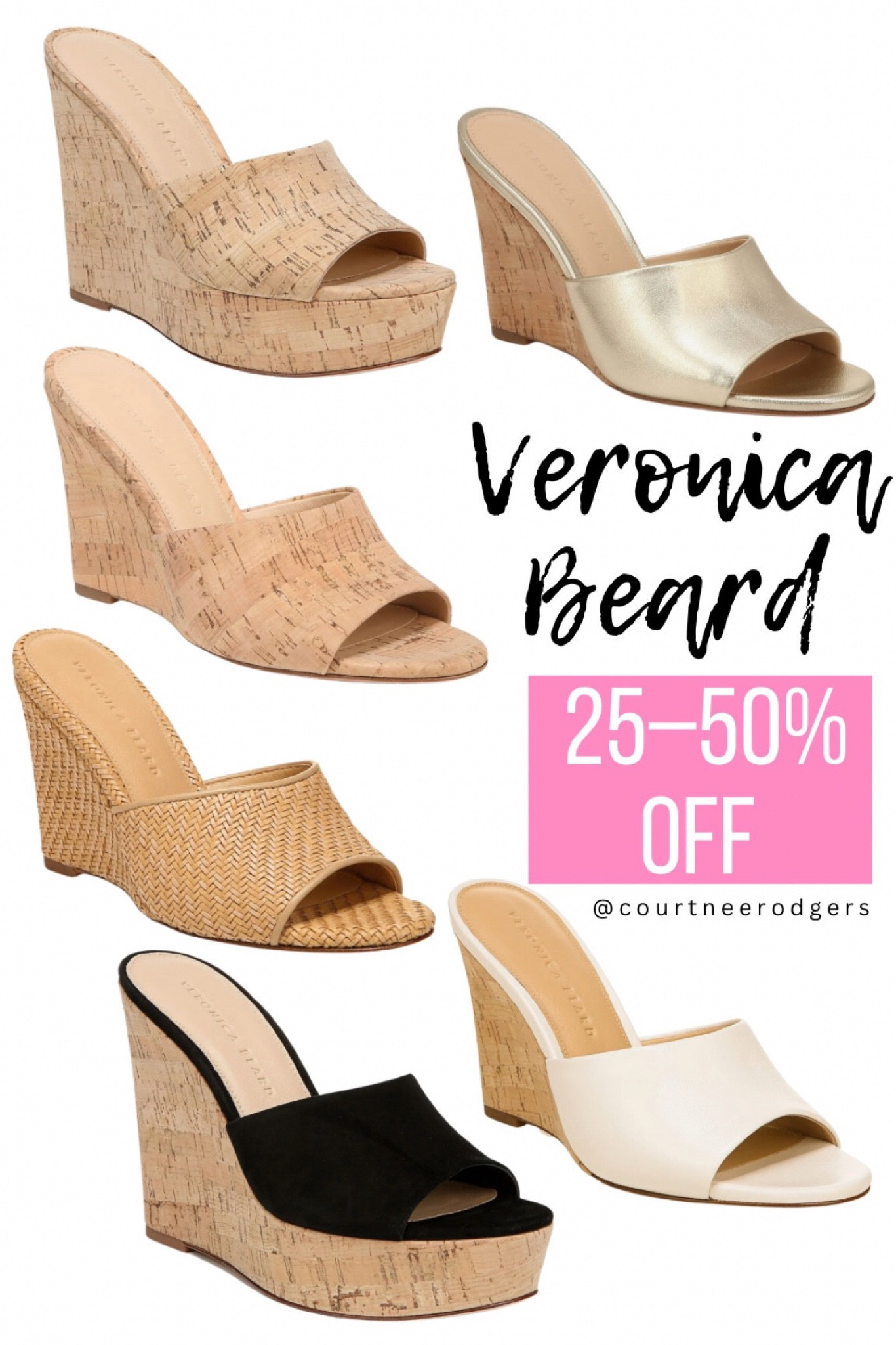 Veronica beard dali discount wedge