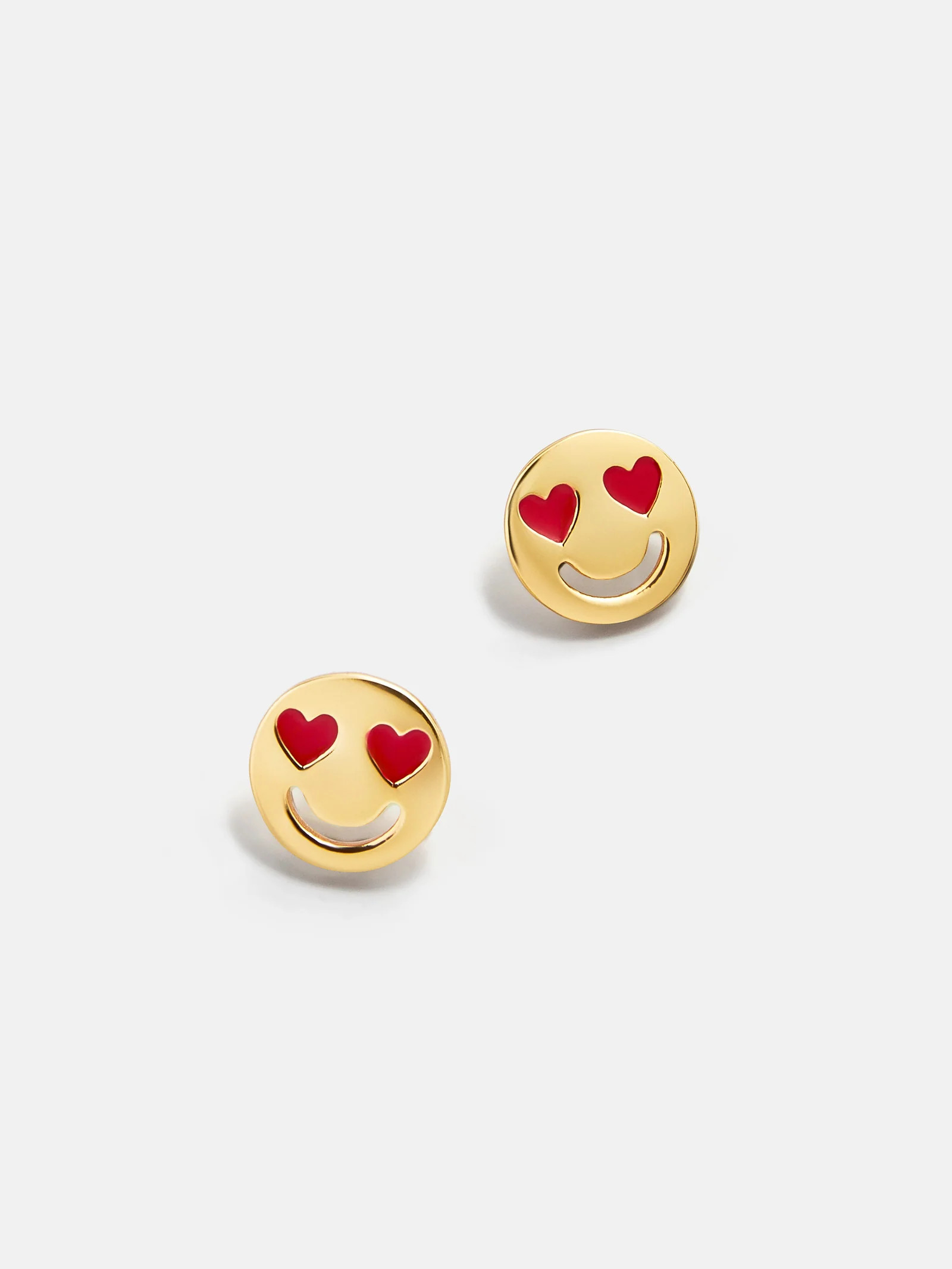 Kids' Heart Eye Emoji Earrings - Heart Eye Emoji | BaubleBar (US)