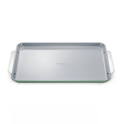 Caraway Home 18" Nonstick Ceramic Baking Sheet Sage: Large Aluminized Steel Cookie Pan, Hand Wash, 1 Year Warranty | Target