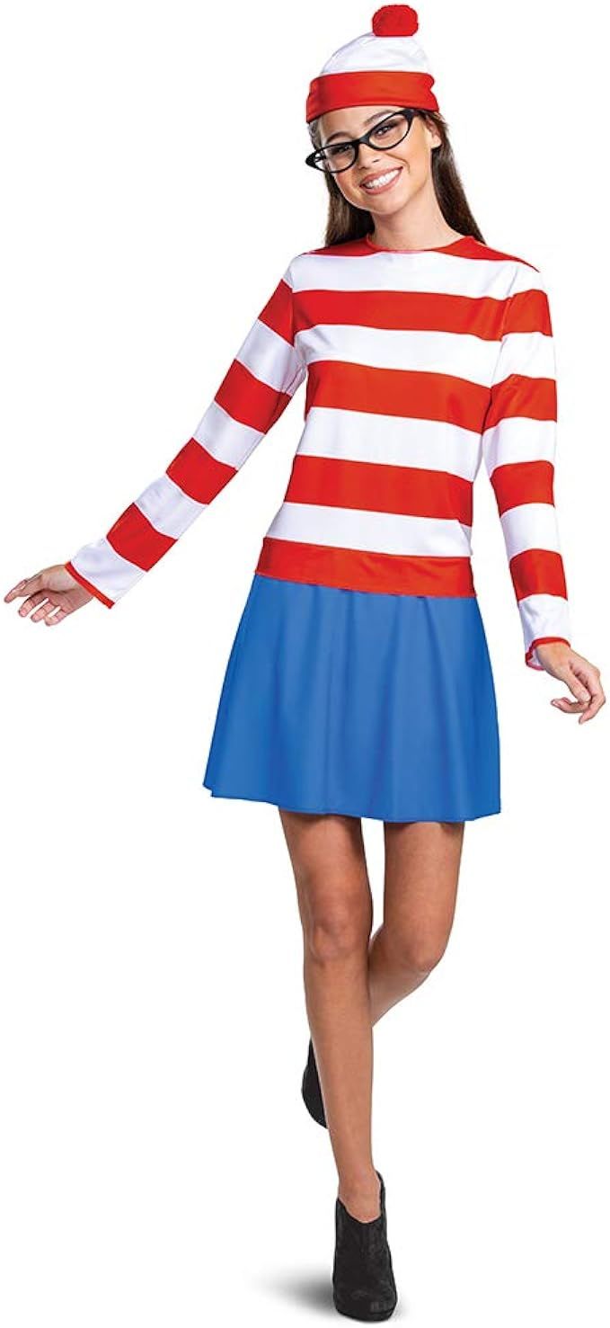Where's Waldo Adult Classic Wenda Costume | Amazon (US)