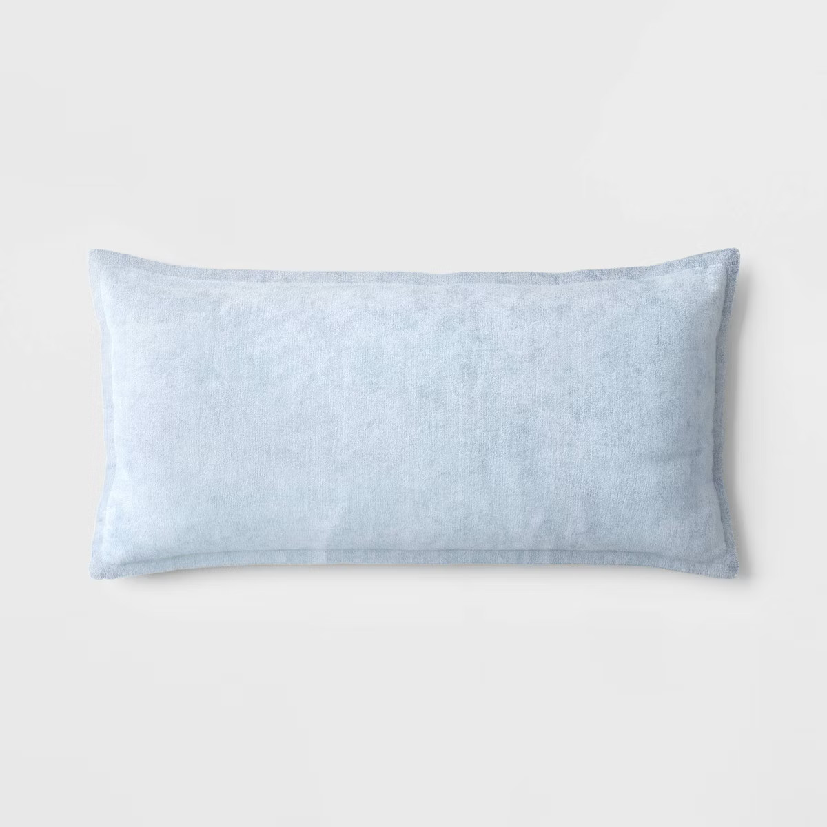Oversized Velvet Lumbar Throw Pillow Light Blue - Threshold™ | Target