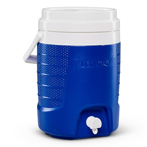 Igloo 2 Gallon Portable Sports Cooler Water Beverage Dispenser, Insulated Cooler Dispenser, Majestic Blue | Amazon (US)