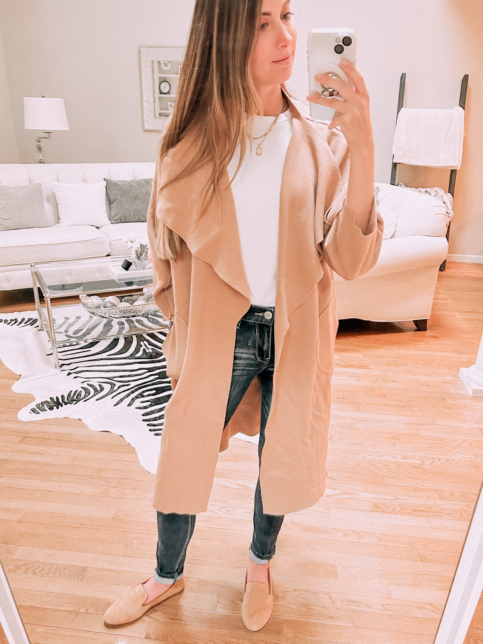 Basically everyday workwear includes some type of cardigan/outerwear, even in the summer.This one is a bit pricey but     can be worn all year! These flats are also the only ones I can wear and walk around in all day so worth the splurge❤️

#LTKshoecrush #LTKFind #LTKworkwear