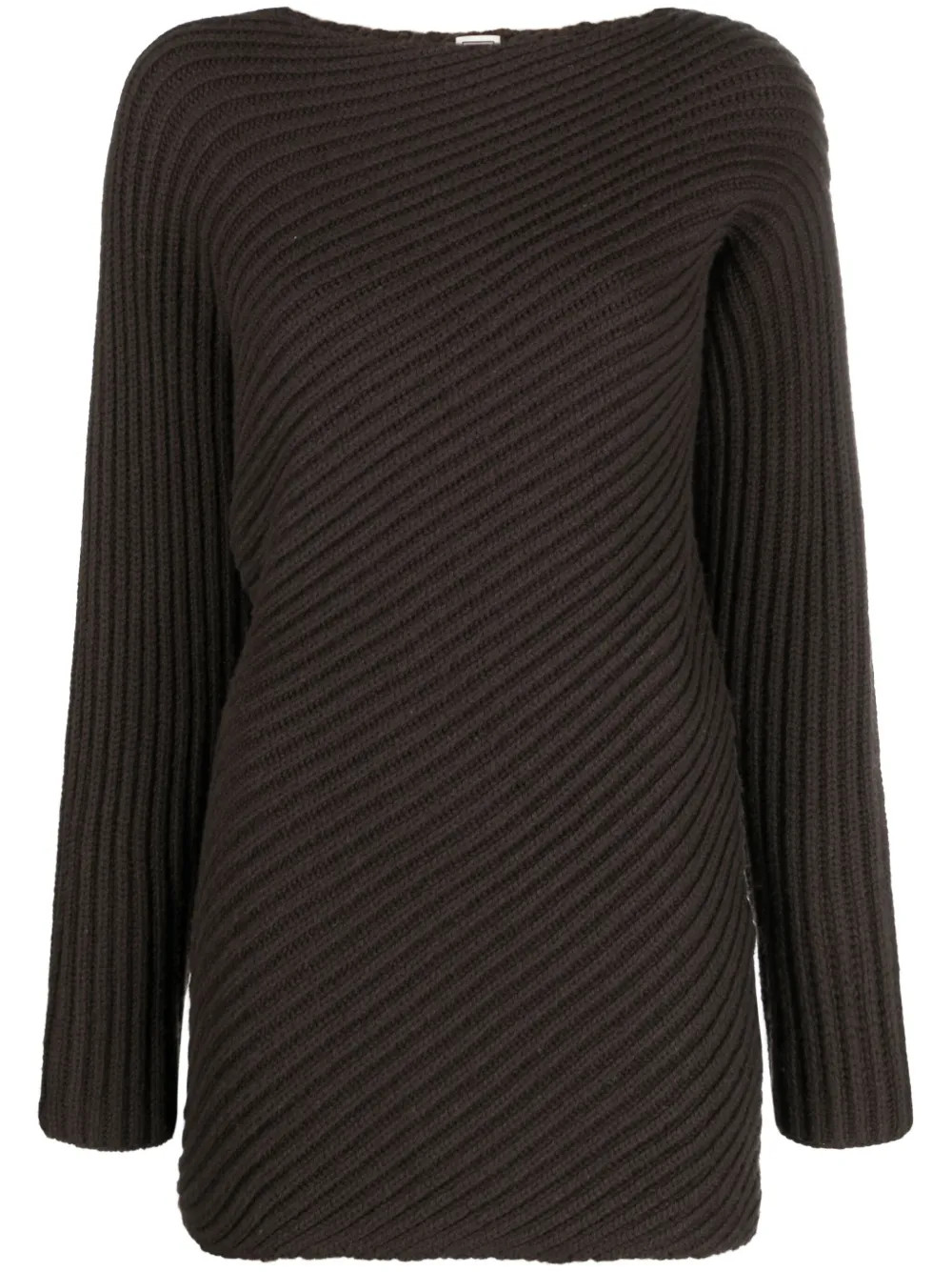 TOTEME Twisted Knit Wool Jumper - Farfetch | Farfetch Global
