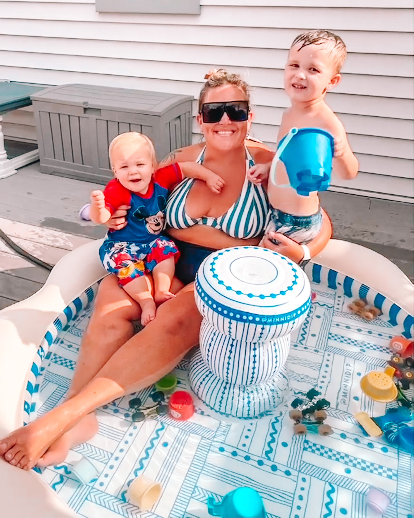 pool afternoons on our deck as some of my favorite MOMents 👱🏽‍♀️👦🏼👶🏼#LTKswim #LTKcurves

#LTKSeasonal