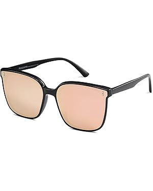 SOJOS Trendy Oversized Sunglasses for Women and Men | Amazon (US)