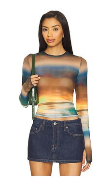 AFRM Kaylee Top in Ocean Ombre from Revolve.com | Revolve Clothing (Global)