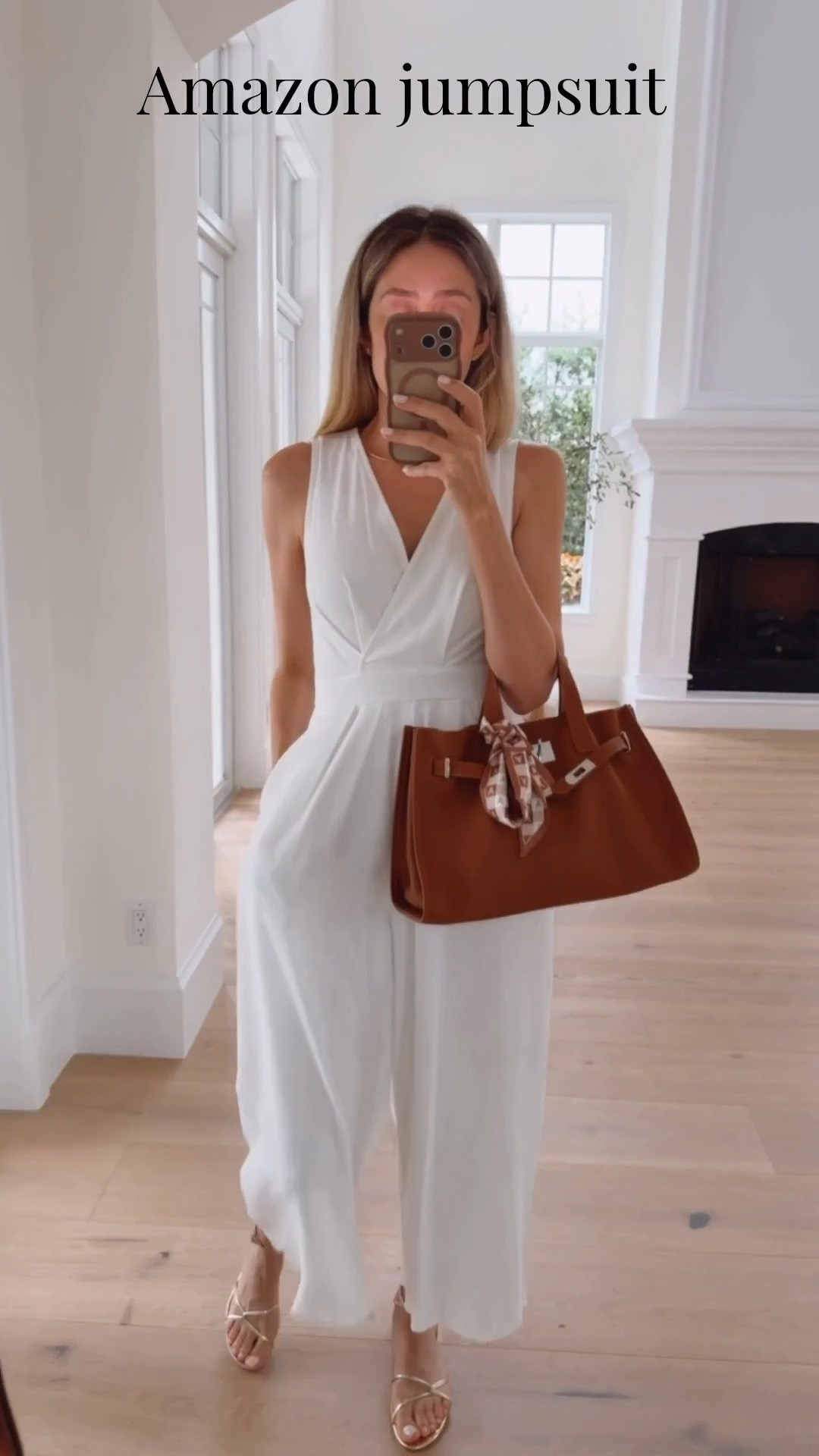 Amazon jumpsuit that I love! 
It’s linen, have a beautiful v neck, and I love the fitting. This bag is also outstanding and the quality is amazing.
Fits true to size and I’m wearing size small, I’m 5”9 for your reference
Summer outfits 
Summer

#LTKU #LTKOver40 #LTKSeasonal