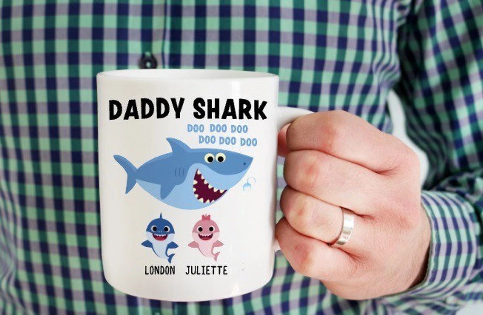 Daddy Shark Mug | Etsy | Etsy (US)