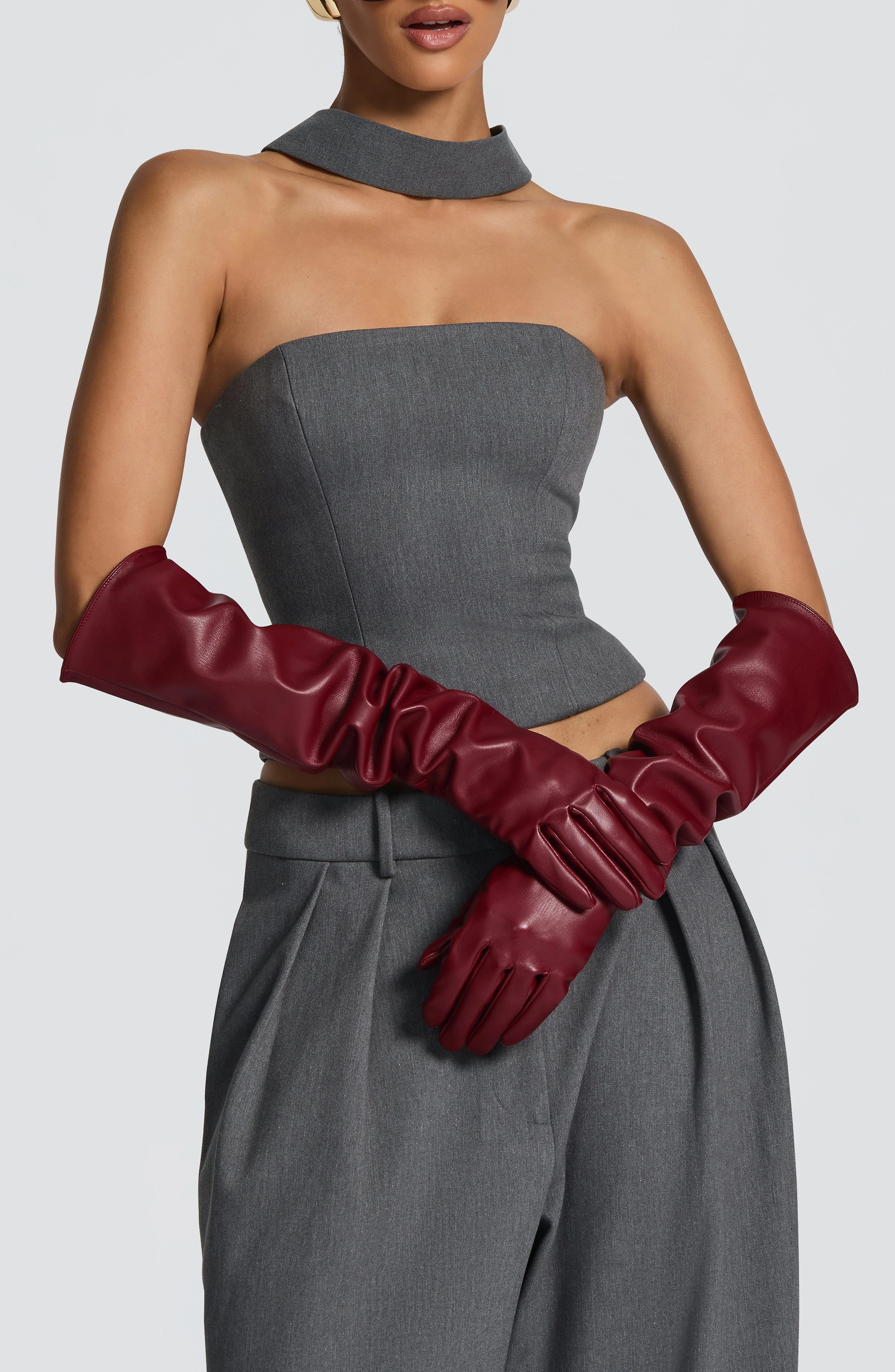 Frankie Gloves - Burgundy | Babyboo (global)