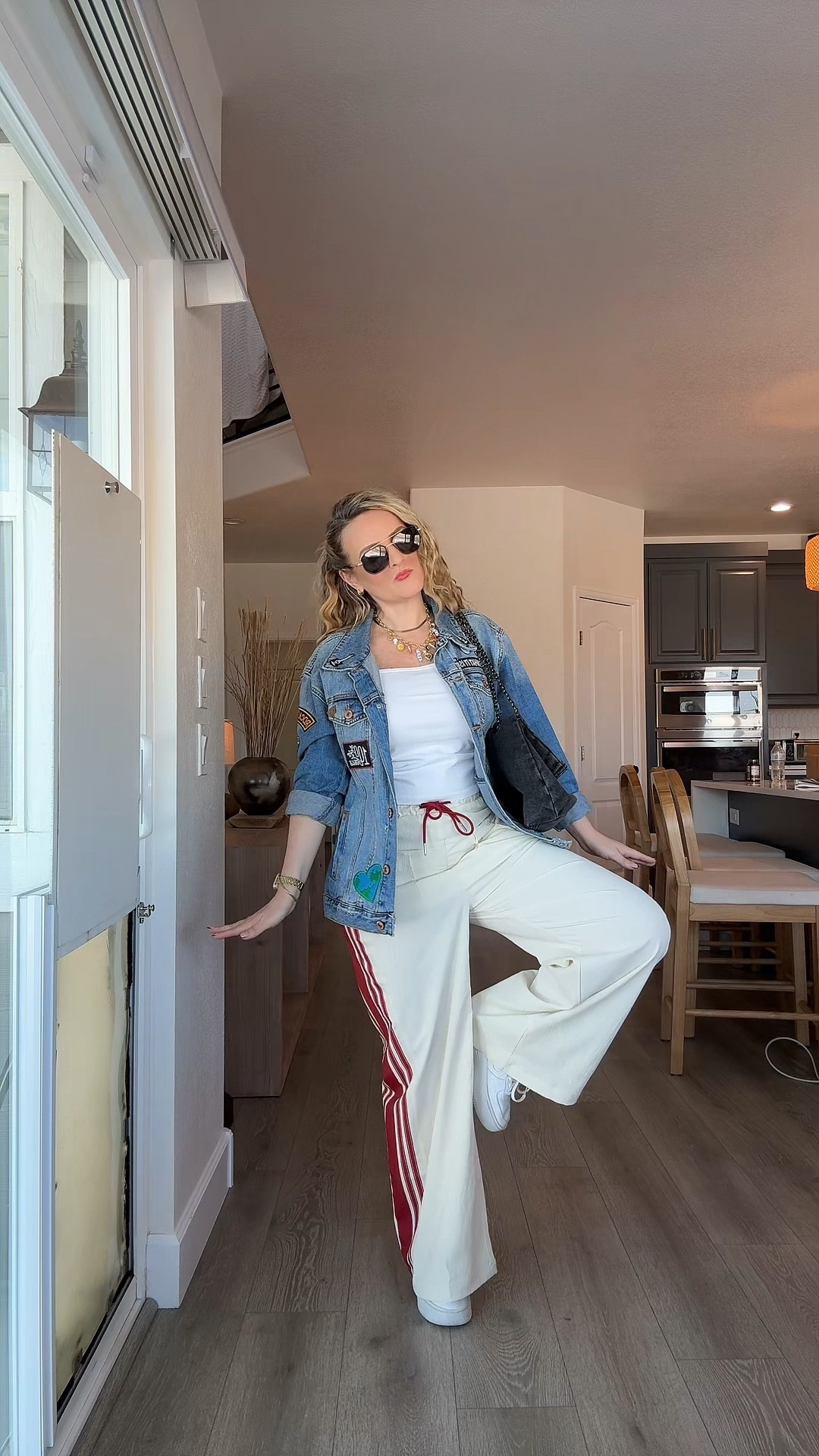 I’m living for this wide leg baggy striped pants style! I’m 5’2” and in a medium! 

#LTKPetite #LTKStyleTip #LTKFindsUnder50