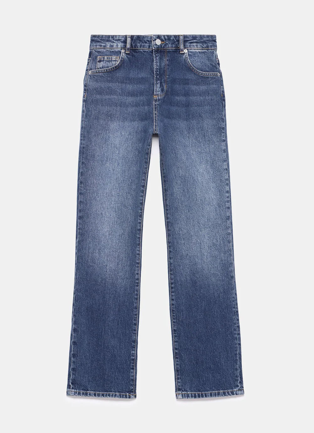 Indigo Polished Straight Jeans | Mint Velvet
