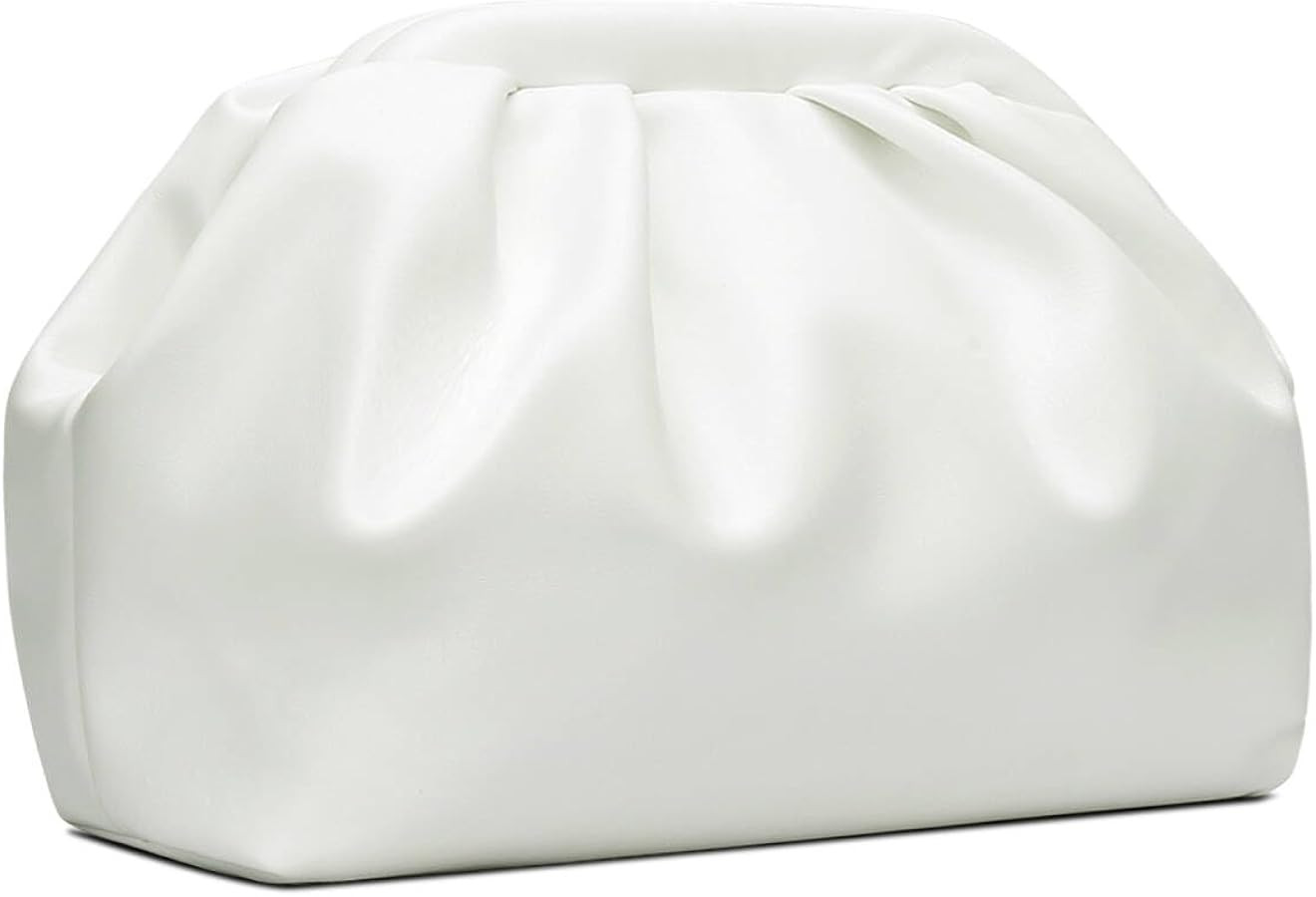 KKXIU Evening Handbag for Women Formal Clutch Purse with Removable Chain Strap Soft Wedding Cross... | Amazon (US)