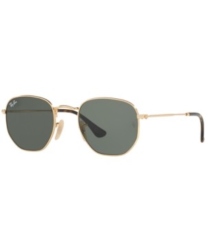 Ray-Ban Sunglasses, RB3548N Hexagonal Flat Lenses | Macys (US)